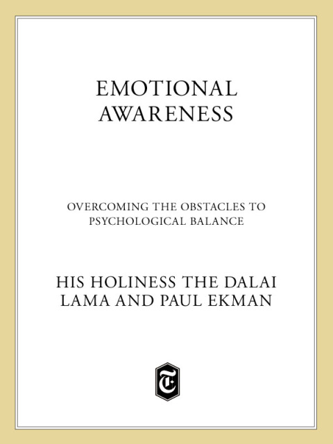 Cover image for book Emotional Awareness