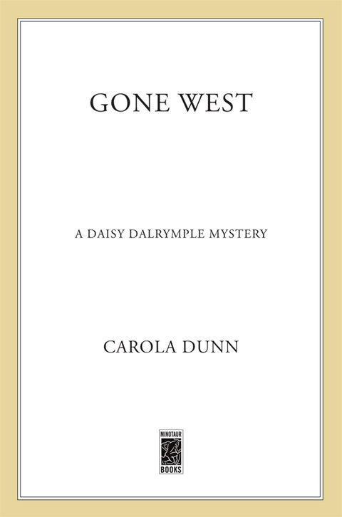 Cover image for book Gone West