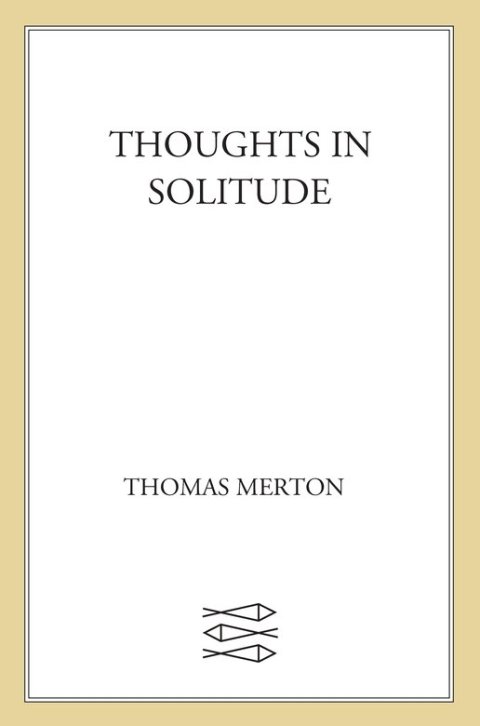Cover image for book Thoughts In Solitude
