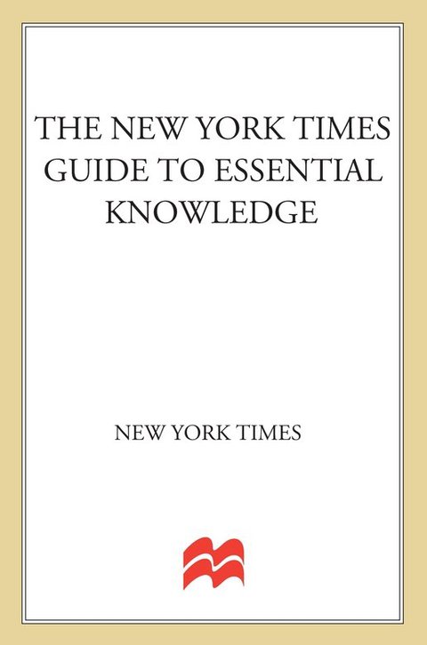 Cover image for book The New York Times Guide to Essential Knowledge