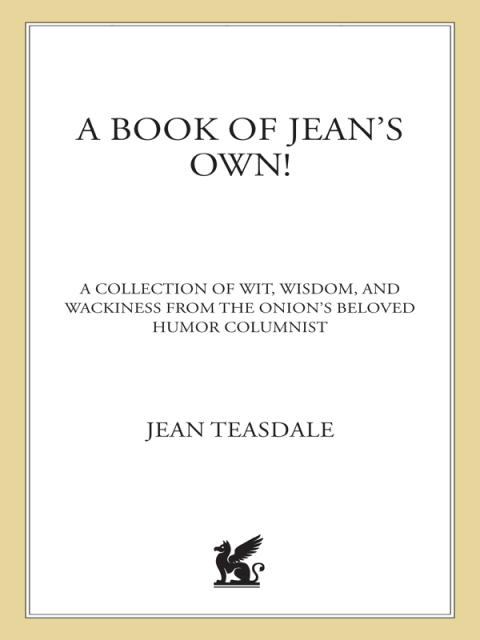 Cover image for book A Book of Jean's Own!