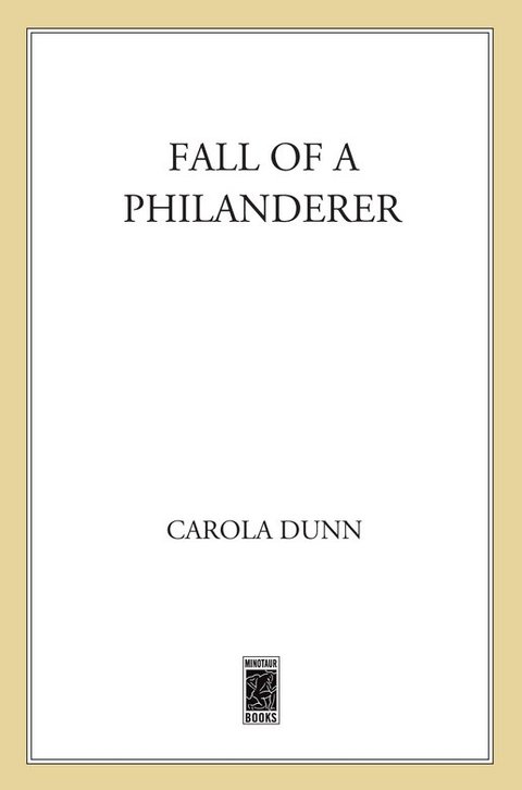 Cover image for book Fall of a Philanderer