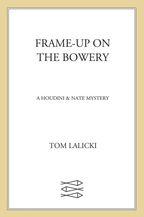 Cover image for book Frame-up on the Bowery