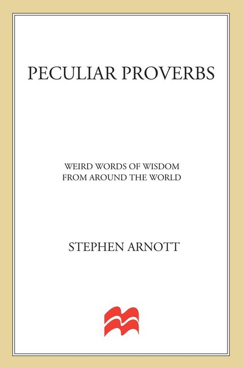 Cover image for book Peculiar Proverbs