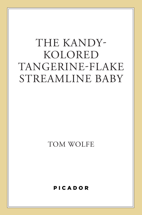 Cover image for book The Kandy-Kolored Tangerine-Flake Streamline Baby