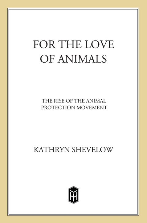 Cover image for book For the Love of Animals