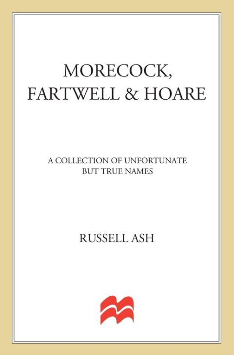Cover image for book Morecock, Fartwell, & Hoare