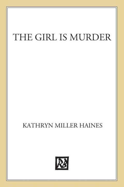 Cover image for book The Girl Is Murder