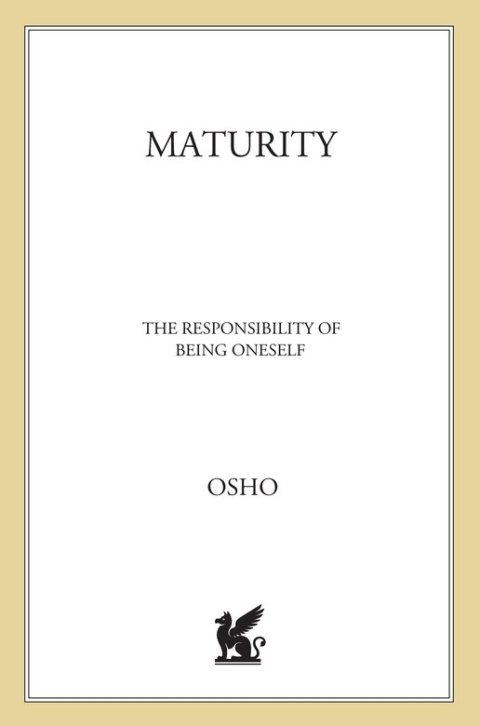 Cover image for book Maturity