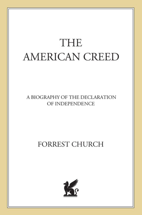 Cover image for book The American Creed