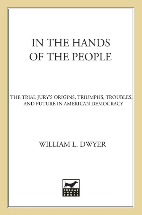 Cover image for book In the Hands of the People