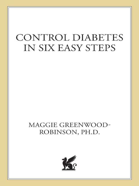 Cover image for book Control Diabetes in Six Easy Steps