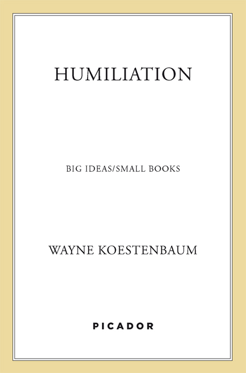 Cover image for book Humiliation