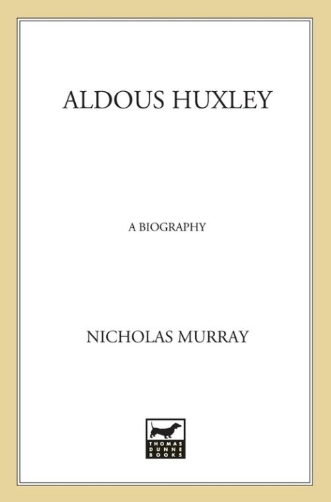 Cover image for book Aldous Huxley