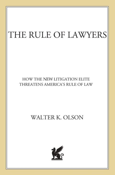 Cover image for book The Rule of Lawyers