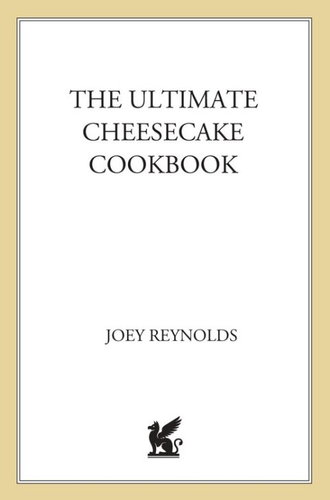 Cover image for book The Ultimate Cheesecake Cookbook