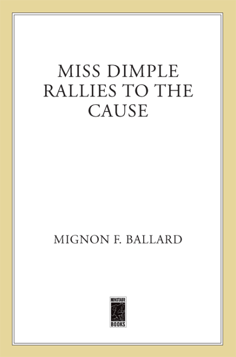 Cover image for book Miss Dimple Rallies to the Cause