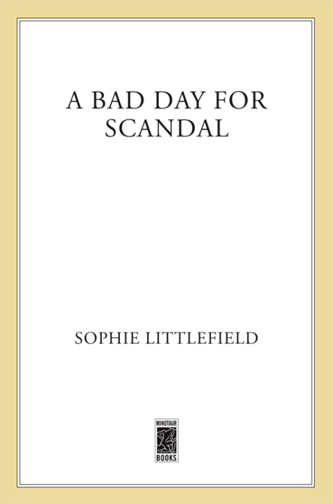 Cover image for book A Bad Day for Scandal