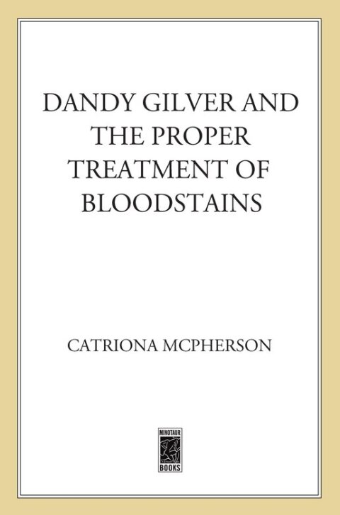 Cover image for book Dandy Gilver and the Proper Treatment of Bloodstains