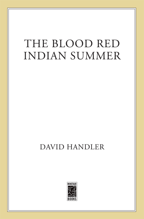 Cover image for book The Blood Red Indian Summer
