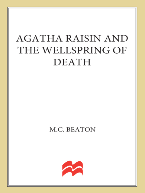 Cover image for book Agatha Raisin and the Wellspring of Death