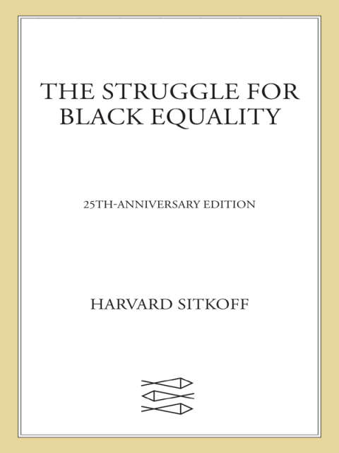Cover image for book The Struggle for Black Equality