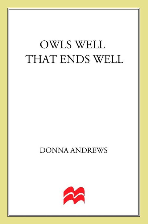 Cover image for book Owls Well That Ends Well