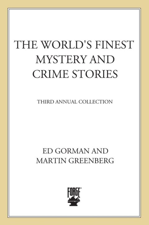 Cover image for book The World's Finest Mystery and Crime Stories