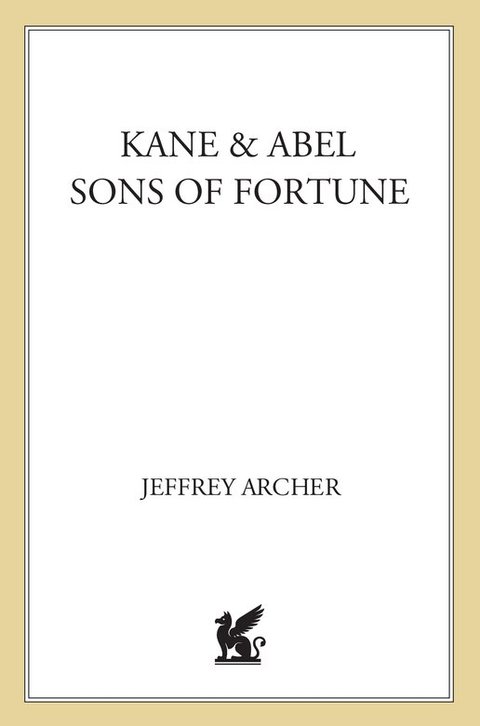 Cover image for book Kane and Abel/Sons of Fortune