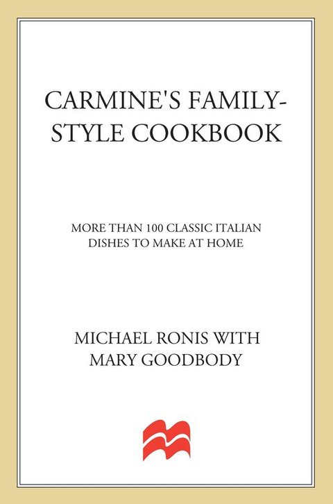 Cover image for book Carmine's Family-Style Cookbook