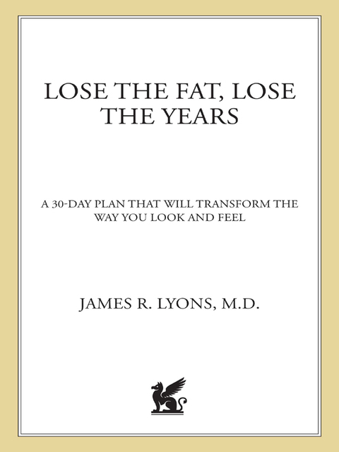Cover image for book Lose the Fat, Lose the Years