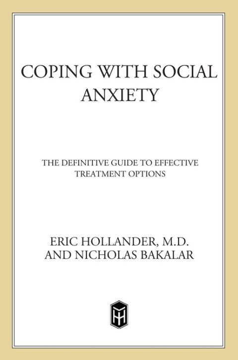 Cover image for book Coping with Social Anxiety
