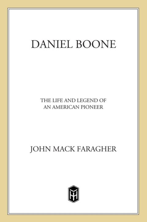 Cover image for book Daniel Boone