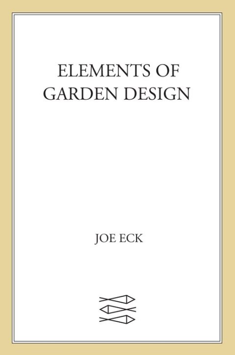Cover image for book Elements of Garden Design