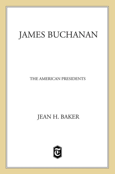 Cover image for book James Buchanan
