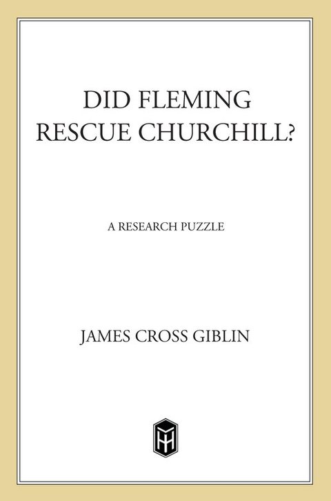 Cover image for book Did Fleming Rescue Churchill?