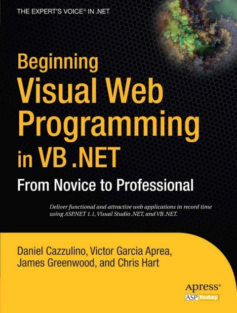 Cover image for book Beginning Visual Web Programming in VB .NET