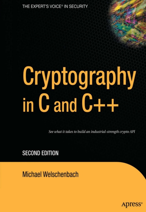 Cover image for book Cryptography in C and C++
