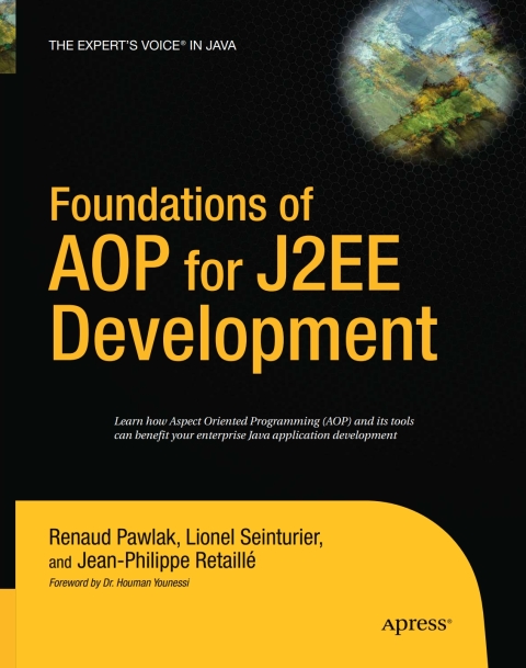 Cover image for book Foundations of AOP for J2EE Development