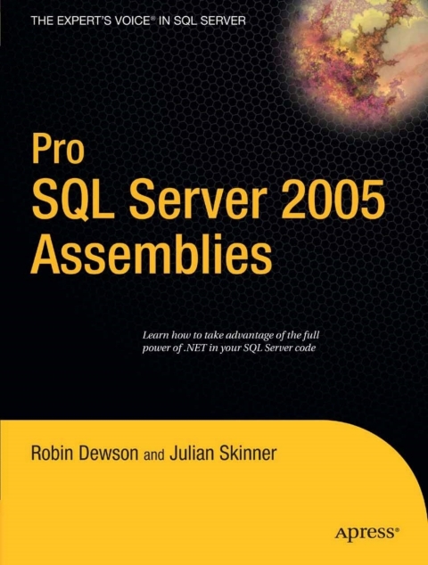 Cover image for book Pro SQL Server 2005 Assemblies