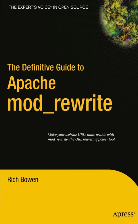 Cover image for book The Definitive Guide to Apache mod_rewrite