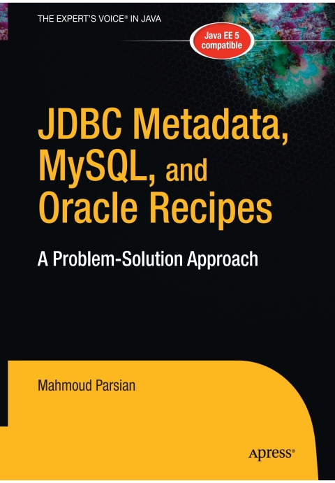 Cover image for book JDBC Metadata, MySQL, and Oracle Recipes