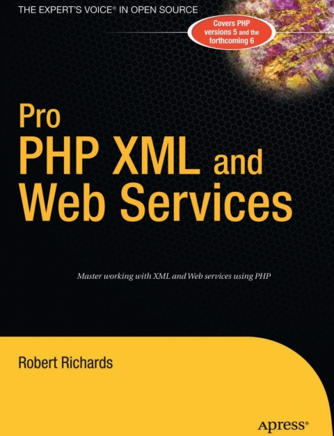 Cover image for book Pro PHP XML and Web Services