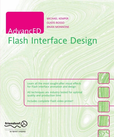 Cover image for book AdvancED Flash Interface Design