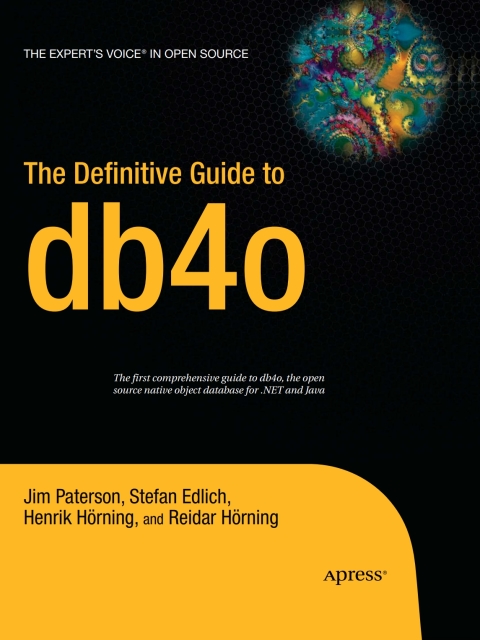Cover image for book The Definitive Guide to db4o