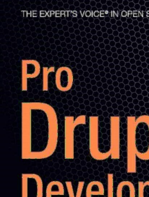 Cover image for book Pro Drupal Development