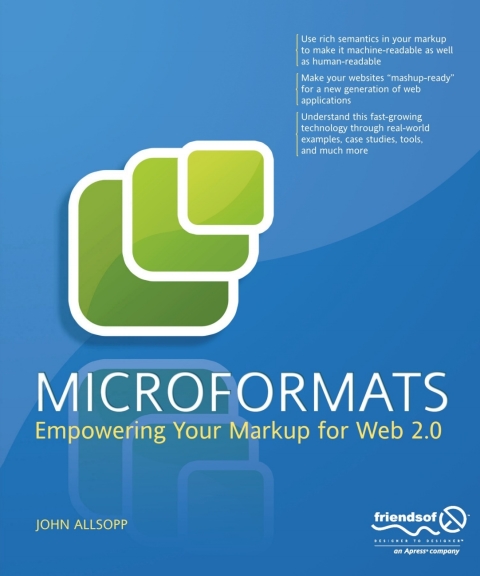 Cover image for book Microformats