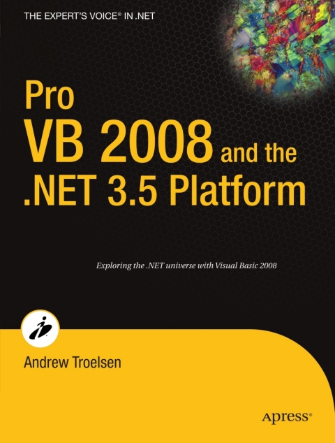 Cover image for book Pro VB 2008 and the .NET 3.5 Platform