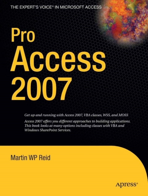 Cover image for book Pro Access 2007