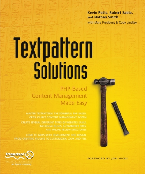 Cover image for book Textpattern Solutions